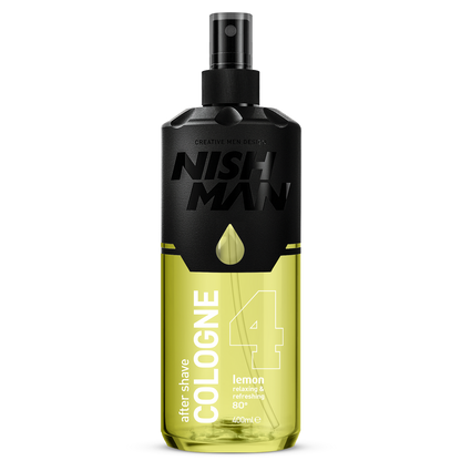 Nishman After Shave Cologne | Lemon No.04 (400 ml)